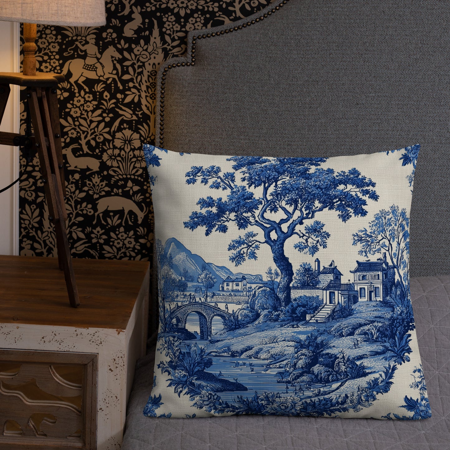 Blue Reverie - Premium Pillow