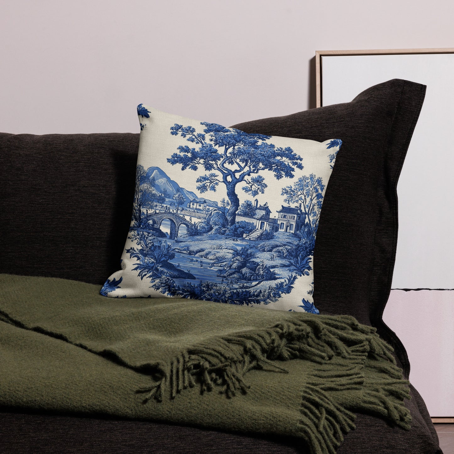 Blue Reverie - Premium Pillow