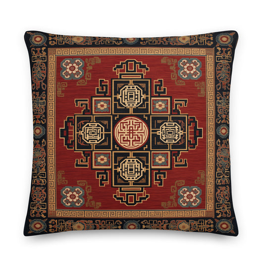 Temple Path - Premium Pillow