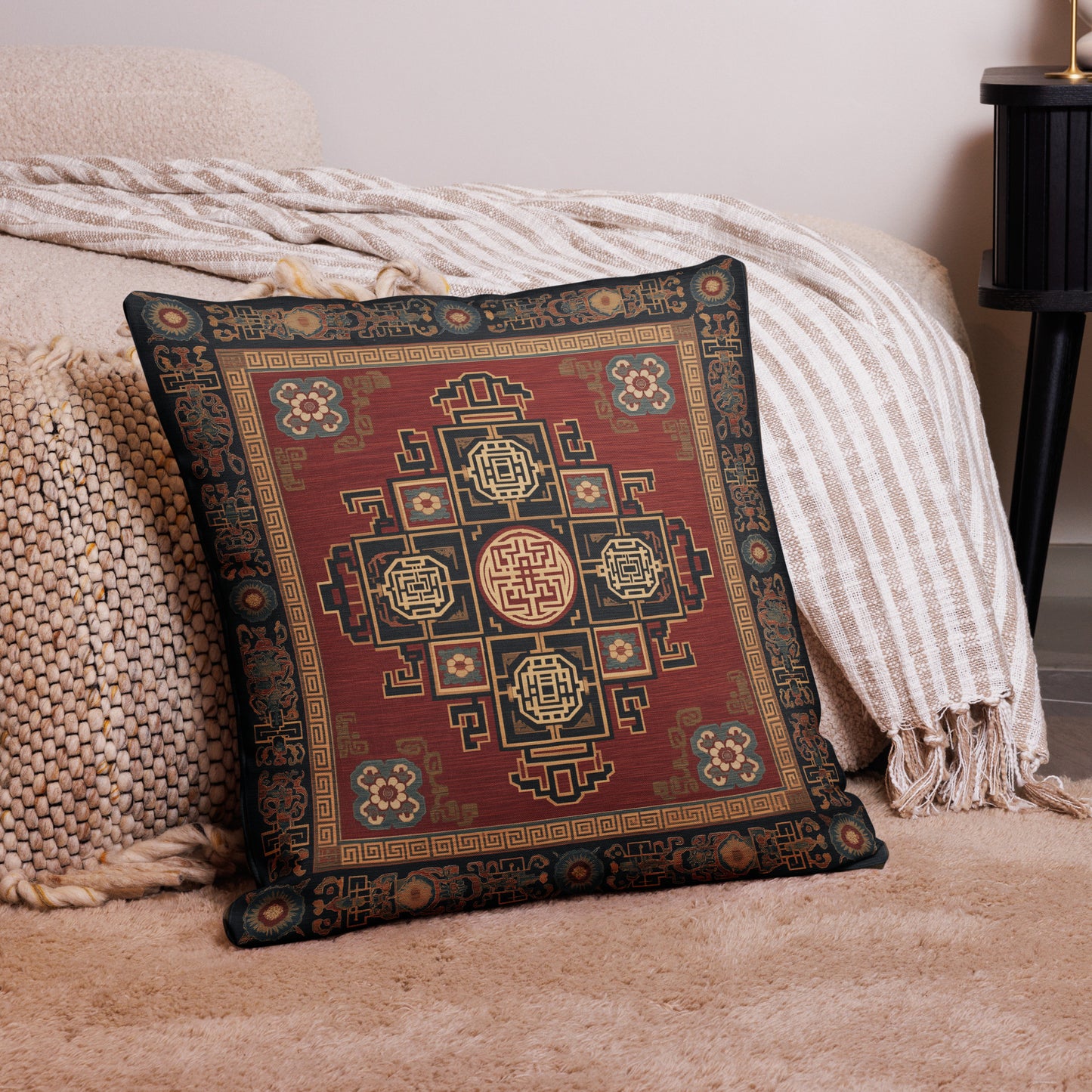 Temple Path - Premium Pillow